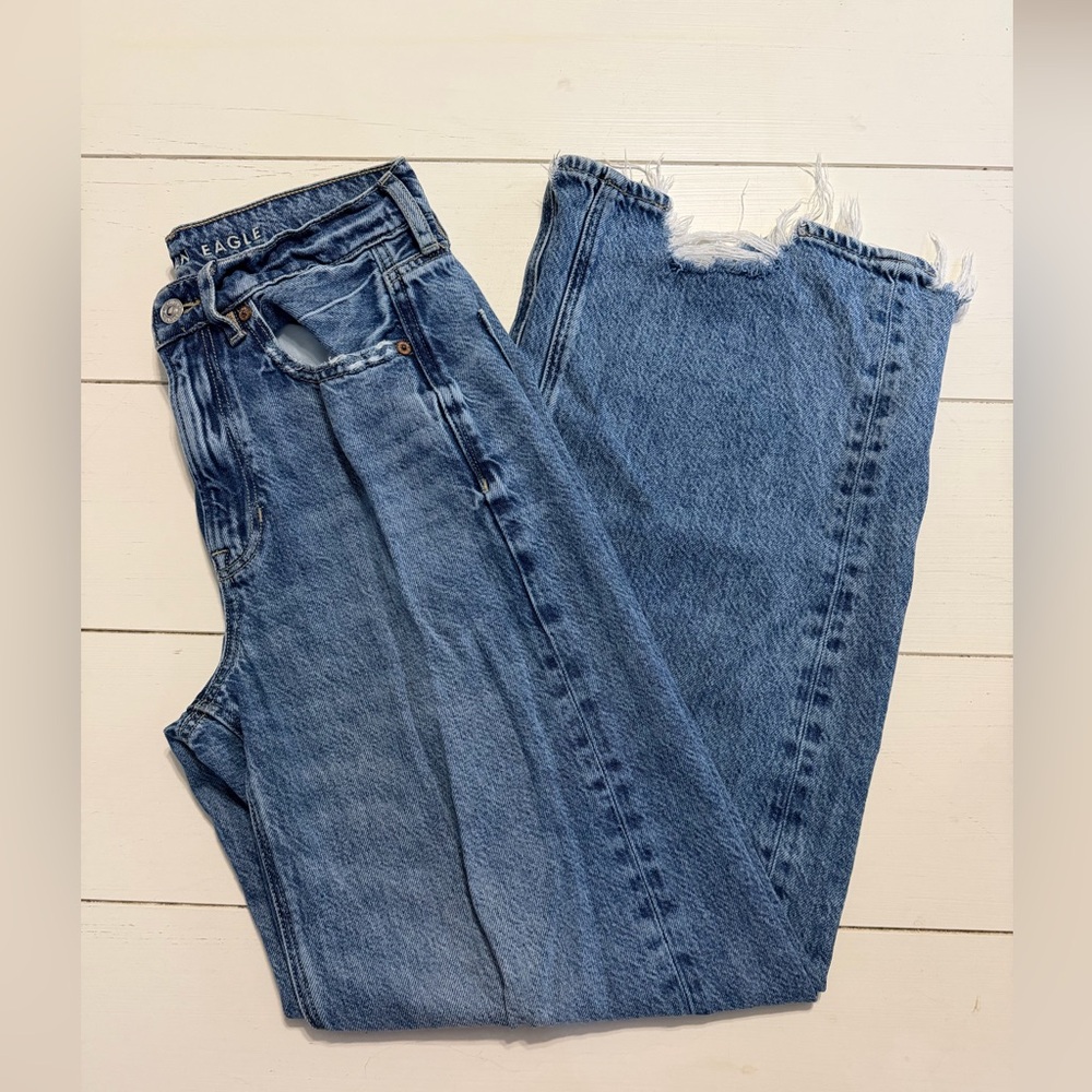 American Eagle Baggy Wide Leg Jeans
